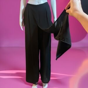 MSK Black Wide Leg Pants for Formal Occasions
